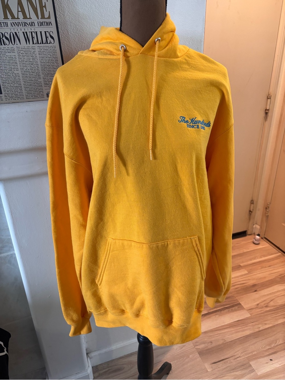 The Hundreds Champion Yellow Pullover Hoodie Great Condition L Collector’s Item!